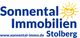 Sonnental Immobilien Logo mit Sonne und URL: www.sonnental-immo.de.