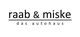 Logo mit Schriftzug: "raab & miske, das autohaus".