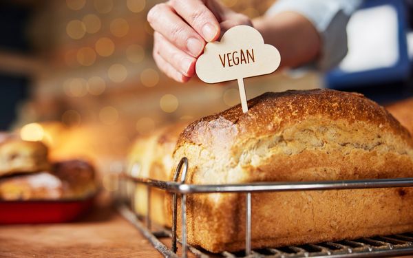 Vegane Backwaren in der Bäckerei