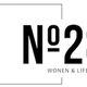 Logo met tekst "No. 28 Wonen & Lifestyle" in zwart-wit.
