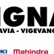 Logo Grignani, Pavia-Vigevano, con marchi Honda, Suzuki, Mahindra, Mazda e Citroën, dal 1969.