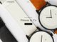 Minimalist watches with black frames and various strap colors, labeled "Folsom & Co".