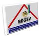 Logo der BDGSV mit rotem Dach und Text über Bau- und Versicherungsgutachten.