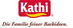 Logo von Kathi, Aufschrift: "Die Familie feiner Backideen".