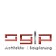 Logo mit den Buchstaben SGLP und dem Text "Architektur | Bauplanung" darunter.