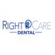 Logo with blue tooth design, reads "Right Care Dental."