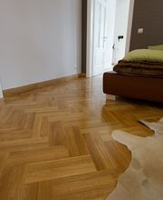 Unsere Produktion - Creme Massivparkett Eiche Natur 22 mm