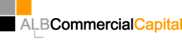 Logo with text: "ALB Capital" in black and orange.