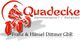 Logo mit rotem Quad-Fahrer und Text "Quadecke, Hemmelsdorf/Ratekau, Franz & Hänsel Dittmer GbR".