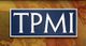 Text "TPMI" in white on a blue background, overlaid on a vintage map design.