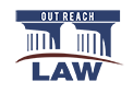 Logo of Out Reach Rescue with a mountain graphic under the text.