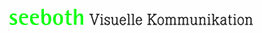 Text-Logo: "seeboth" in grün, "Visuelle Kommunikation" in schwarz.