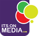 Logo with overlapping color circles and text "ITS ON MEDIA .COM" on a purple background.