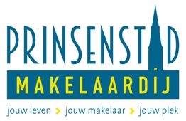 Logo van Prinsenstad Makelaardij met tekst: jouw leven, jouw makelaar, jouw plek.