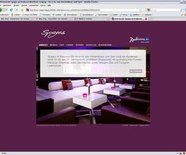 Website des Spagos in Leipzig