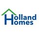 Logo of Holland Homes with text and a green roof design above the letter 'H'.