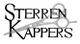 Logo met de tekst "Sterren Kappers" en een schaar op de achtergrond.