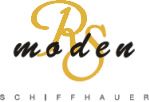 Logo mit gelben Initialen "RS", darüber der Text "moden", darunter "SCHIFFHAUER".