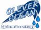 Logo mit Text "Clever Clean" und "Aufbereitung", mit blauem Wasser-Design und Tropfen.