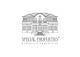 Strichzeichnung eines Hauses mit der Beschriftung "Special Properties, Exklusive Immobilien".