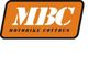 Orange Logo mit Text "MBC Motobike Cottbus" in Weiß und Schwarz.