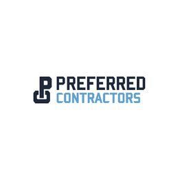 Logo with "Preferred Contractors" in bold text and an interlocking letter design on the left.