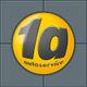 Gelbes Logo mit grauer Aufschrift "1a autoservice" auf grauem Hintergrund.