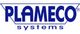 Logo von Plameco Systems in blauer Schrift auf weißem Hintergrund.