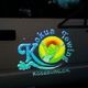 Logo with "Kokua Towing" and "Roseburg, OR" featuring a colorful wave and sun design.