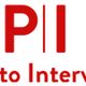 Logo con le lettere “PI” in rosso, sopra la scritta “Pronto Intervento” in rosso.