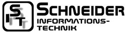 Logo von Schneider Informationstechnik mit den Buchstaben SIT in Schwarzweiß.