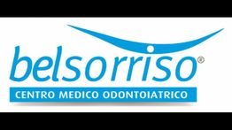 Logo "Belsorriso", Centro Medico Odontoiatrico, con icona stilizzata di un sorriso.