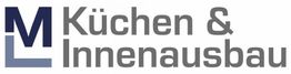 Logo mit den Buchstaben "ML", daneben Text "Küchen & Innenausbau".