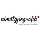 "Logo von 'nimatypografik' mit Marienkäfer-Symbol. Text: layout | satz | herstellung."