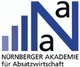 Logo der Nürnberger Akademie für Absatzwirtschaft mit stilisiertem N und Balkendiagramm.