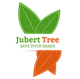 Leaf-themed logo with green and orange leaves, labeled "Tveegan."