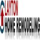 "Clayton Home Remodeling logo with a red arrow in a blue circle."