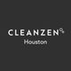 Cleanzen Houston logo on a dark gray background.