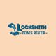 Logo of Locksmith Toms River with a hand holding a key.