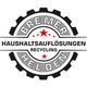 Logo mit Zahnrad und dem Text "Bremer Helden - Haushaltsauflösungen - Recycling" in Grau und Rot.
