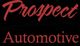 "Prospect Automotive logo with a silhouette of a car in the background."