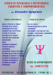 Studio di psicologia e psicoterapia, con contatti, indirizzo e lista di terapie individuali e di coppia.