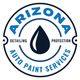 Arizona Auto Paint Services logo with a droplet icon, detailing, and protection text.