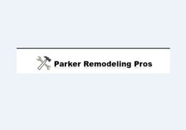 Logo with hammer and wrench next to "Parker Remodeling Pros" in black text.