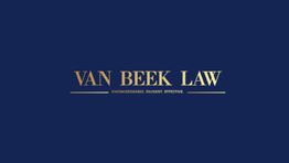 "Van Beek Law logo with the motto: Knowledgeable. Diligent. Effective."