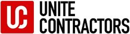 Logo of Unite Contractors with initials "UC" in a red box.