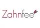 Text: "Zahnfee" in Rot und Grau mit Blattakzenten am "f".
