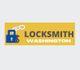 Logo with a blue padlock and chain, text reads "Locksmith Washington" on a yellow background.