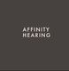 Text "Affinity Hearing" on a dark gray background.