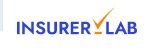 Insurer Lab logo with blue text and an orange checkmark between the words.